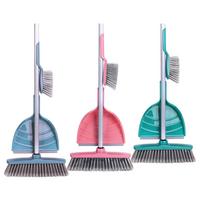 Seprű És Lapát Szett Andi - rózsaszín/kék, Konventionell, műanyag (116/30/7cm) - Homezone