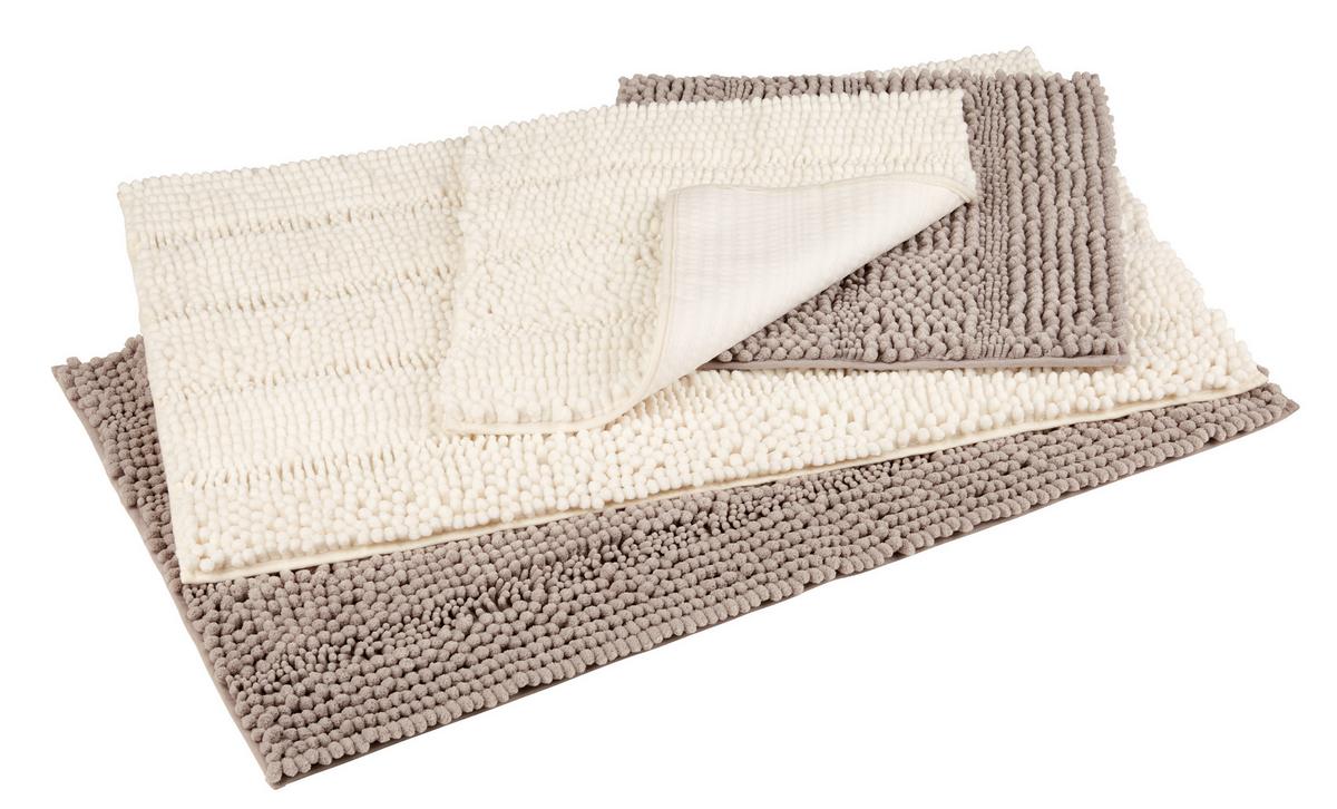 Kúpeľňová predložka Uwe, 50/50cm, sivá - sivá, textil (50/50cm) - Modern Living