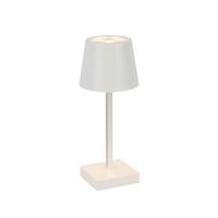 Led Asztali Lámpa Celina - fehér, Modern, műanyag/fém (10,5/26cm) - Luca Bessoni