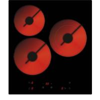 Kochfeld Schwarz B: 45 Cm - Schwarz, Basics, Glas (45/5/51cm) - PKM