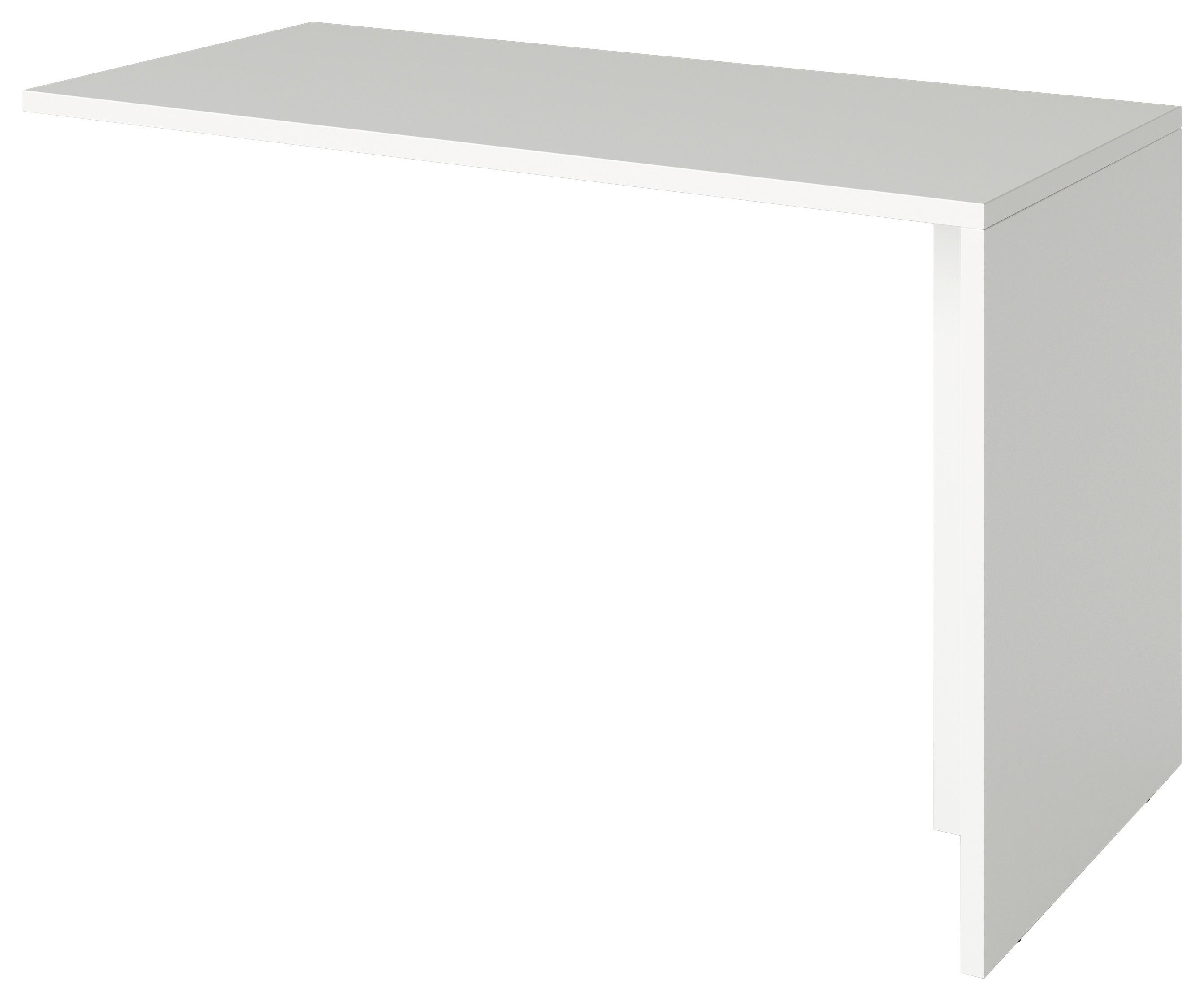 Schreibtisch Fortuna - Weiß, Basics, Holzwerkstoff (120/58/75cm) - MID.YOU