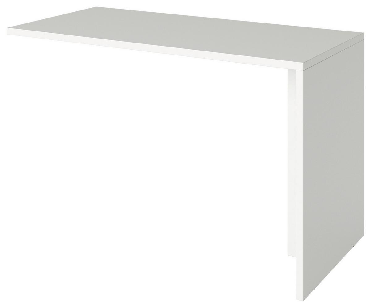Schreibtisch Fortuna - Weiß, Basics, Holzwerkstoff (120/58/75cm) - MID.YOU