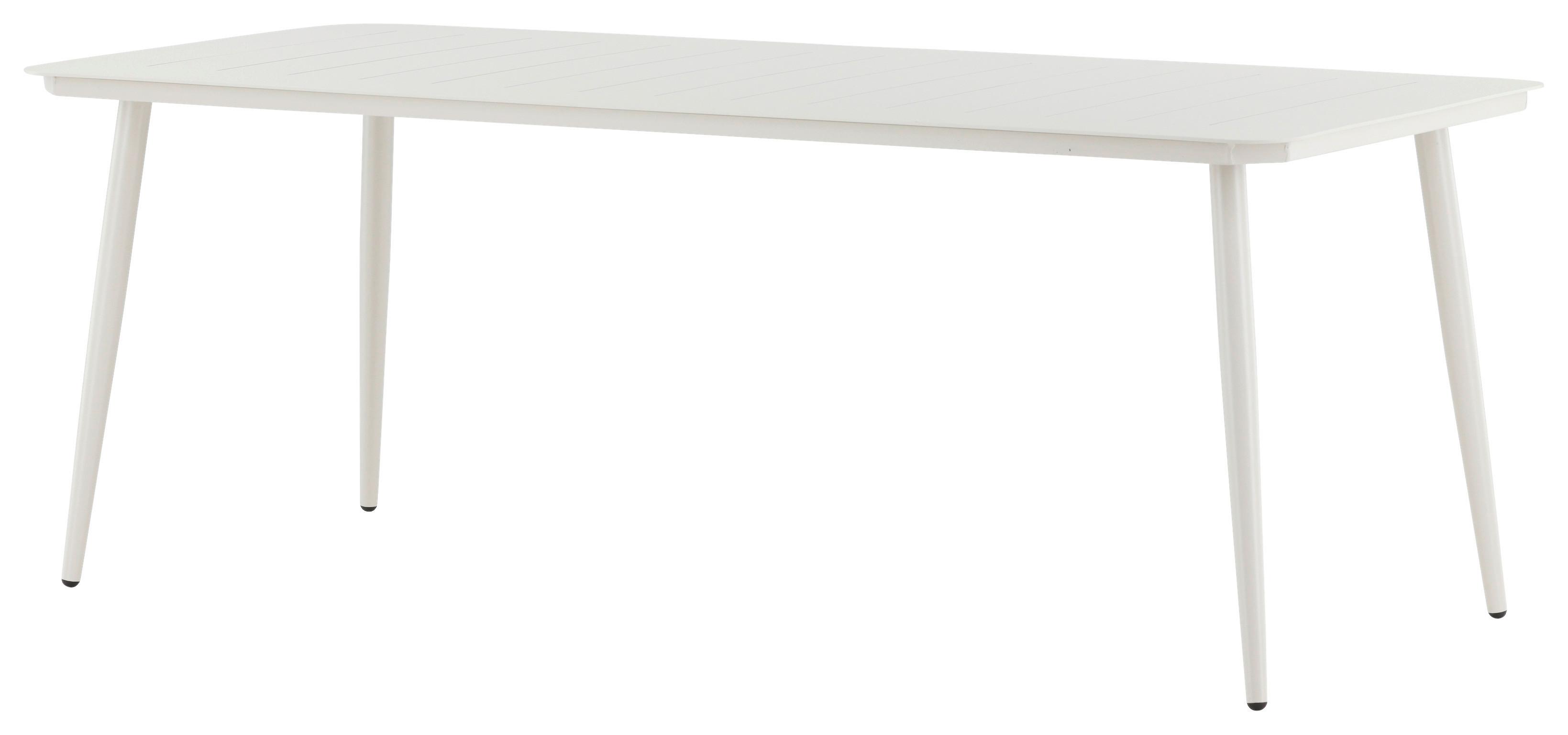 Gartentisch Lina Aluminium L 200 cm - Beige, KONVENTIONELL, Metall (200/90/75cm) - Gardenson