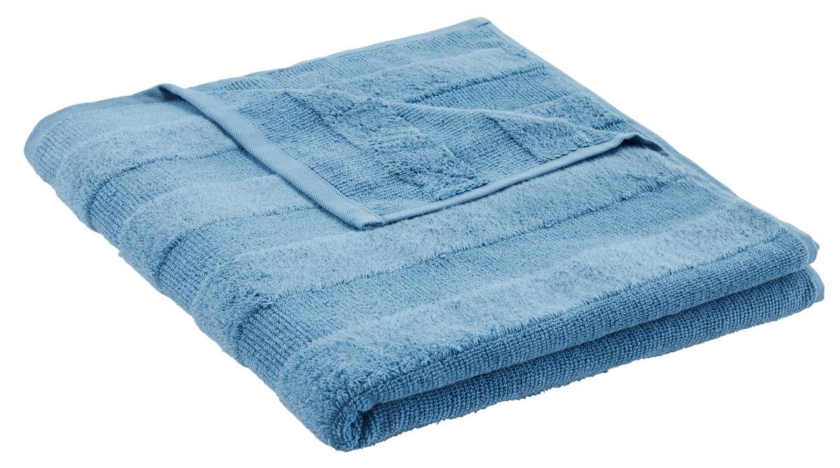 OSUŠKA DO SPRCHY Chris, 70/140cm, modrá - modrá, textil (70/140cm) - Premium Living
