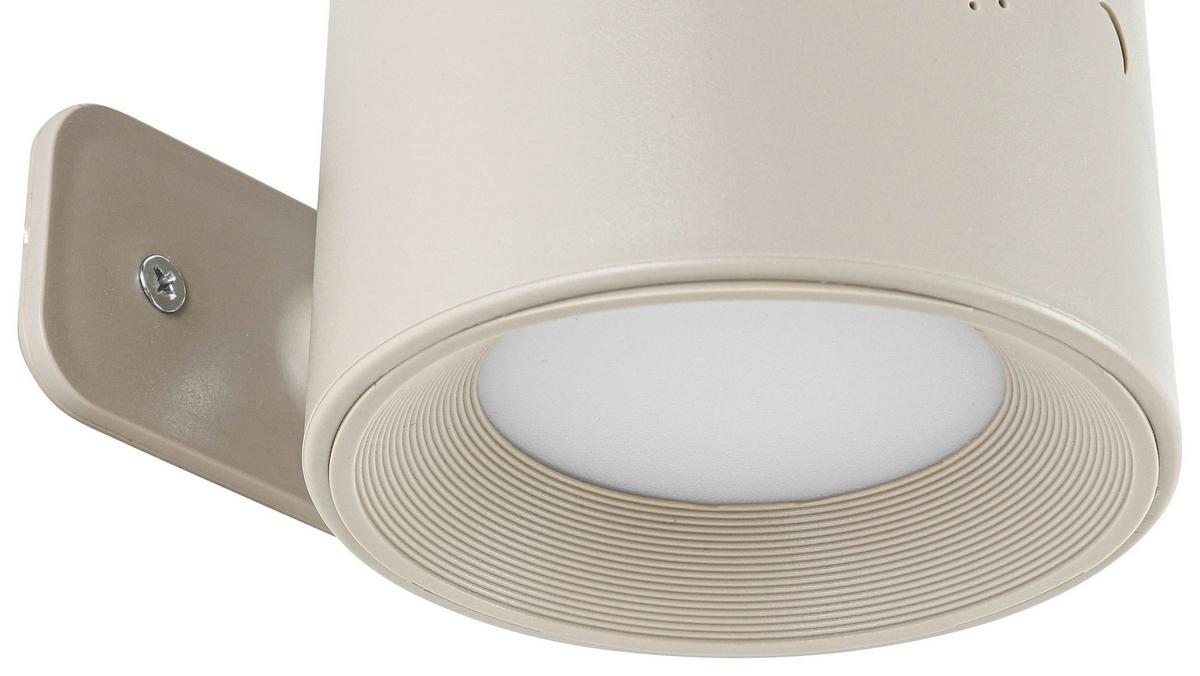 NÁSTĚNNÉ LED SVÍTIDLO RIG2 - pískové barvy, Moderní, kov/plast (9,3/7,5/5,2cm) - Mömax