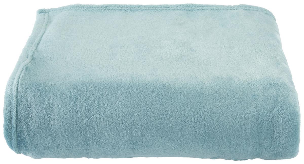 MÄKKÁ DEKA Michael XXL, 220/240cm, mätová - svetlomodrá, textil (220/240cm) - Modern Living