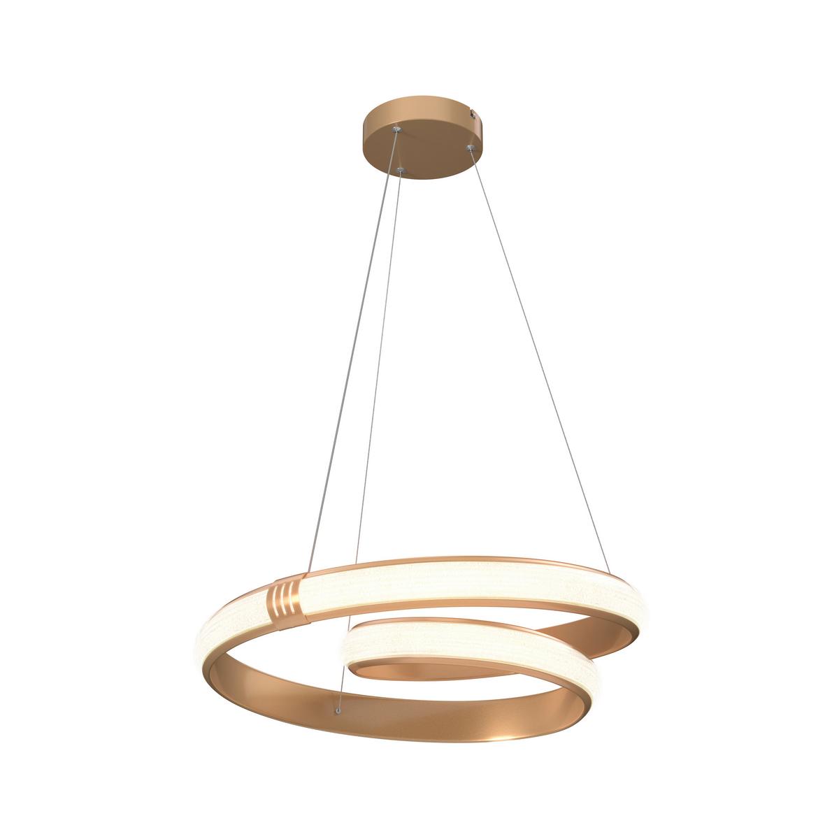 Led Függőlámpa Ceylan - cappuccino, Basics, műanyag/fém (50/120cm) - Luca Bessoni
