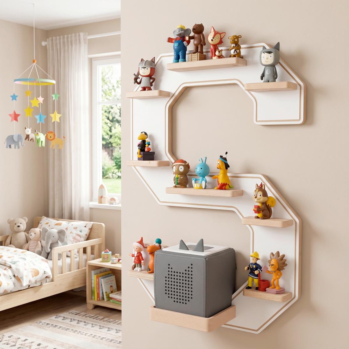 Kinderregal Boarti Weiß B: 40 cm - Weiß, MODERN, Holzwerkstoff (40/54/19cm) - Livetastic