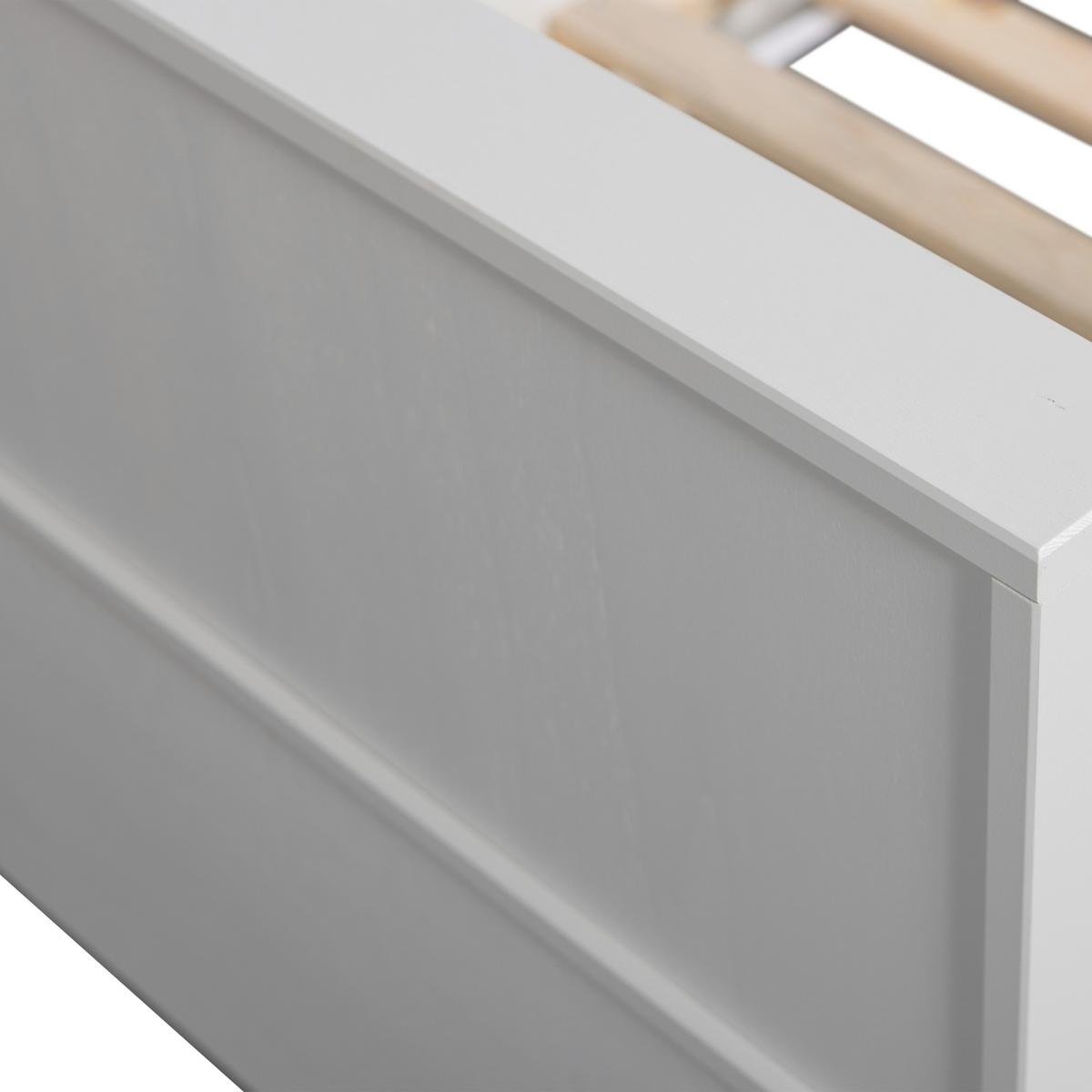 BODENBETT. Carter Weiß 90x200cm - Weiß, Basics, Holz (90/200cm) - MID.YOU