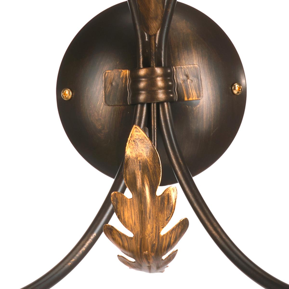 Wandleuchte Gretel Cognac L: 40 cm - Cognac, KONVENTIONELL, Metall (40/25/40cm)
