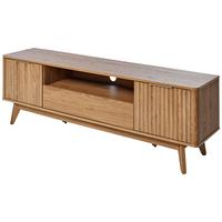 Lowboard Wave TV 170 B: 169,5 cm Eichefarben - Eichefarben, MODERN, Holzwerkstoff (169,50/54,5/40cm) - Livetastic