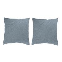 Kissenhüllen-Set Lucio - Blau, Basics, Textil (50/50cm)