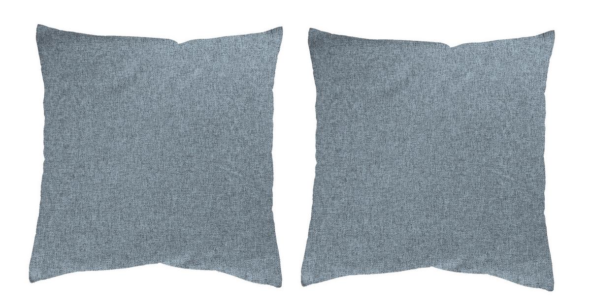 Kissenhüllen-Set Lucio - Blau, Basics, Textil (50/50cm)