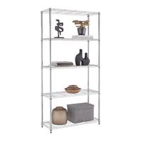Regál na ťažké bremená chróm - chrómová, Konventionell, kov (91/184/36cm) - Mömax