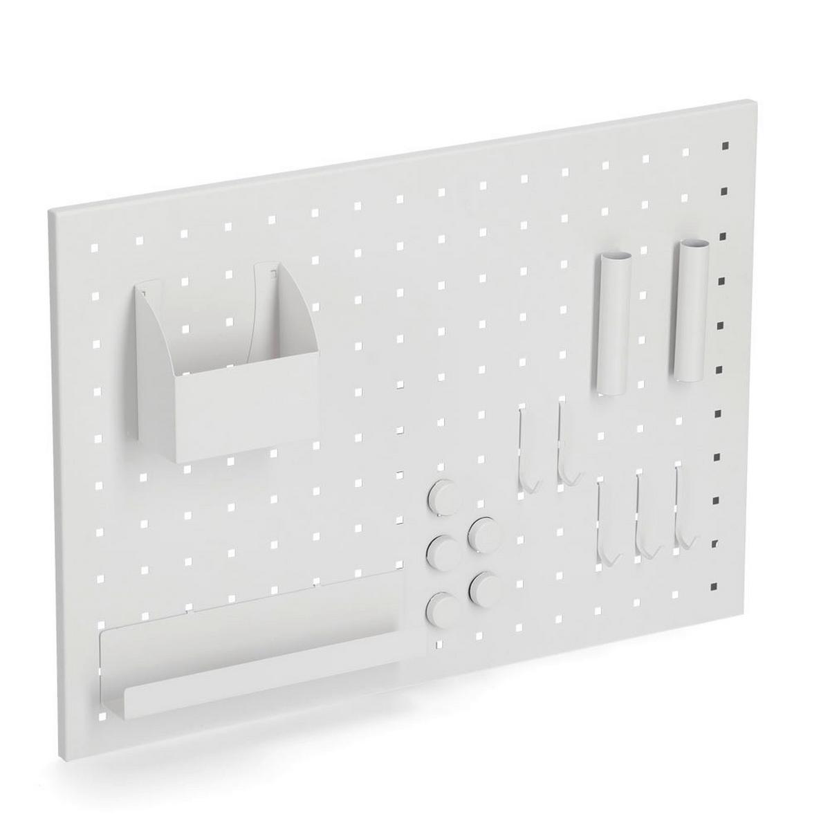 Homeboard weiß 50x35 cm - Weiß, Basics, Metall (50/35/1cm) - Zeller Present
