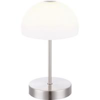 Tischlampe Tolos Opal Touch-Funktion - Opal, Design, Glas/Metall (15/27cm) - Globo