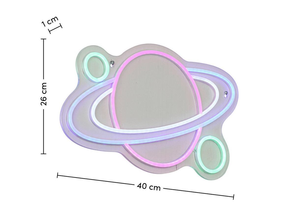 DEKORAČNÍ LED SVÍTIDLO ERDIO - bílá/průhledné, Moderní, plast (40/26/1cm) - Mömax
