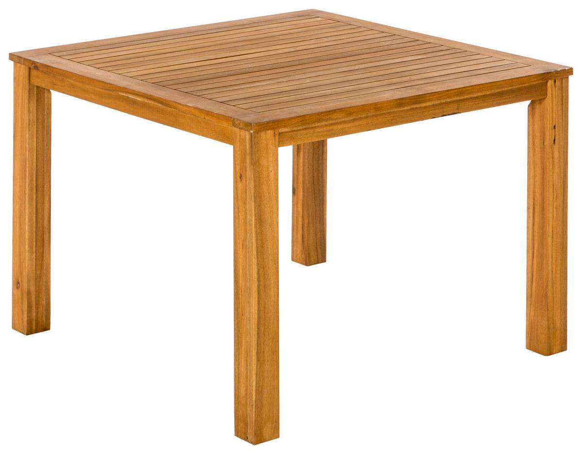 Gartengarnitur Avellino Set 5tlg. - Naturfarben, MODERN, Holz/Kunststoff - Gardenson