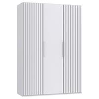 Drehtürenschrank Andorra Weiß B: 150 Cm - Weiß, MODERN, Holzwerkstoff (150/216/58cm) - MID.YOU