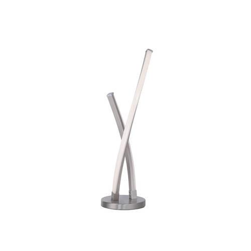 LED-Tischlampe Lolasmart-Swing dimmbar Silber Farbwechsler - Design, Kunststoff/Metall (13/48,5cm)
