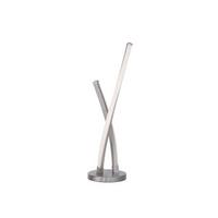 LED-Tischlampe Lolasmart-Swing dimmbar Silber Farbwechsler - Design, Kunststoff/Metall (13/48,5cm)