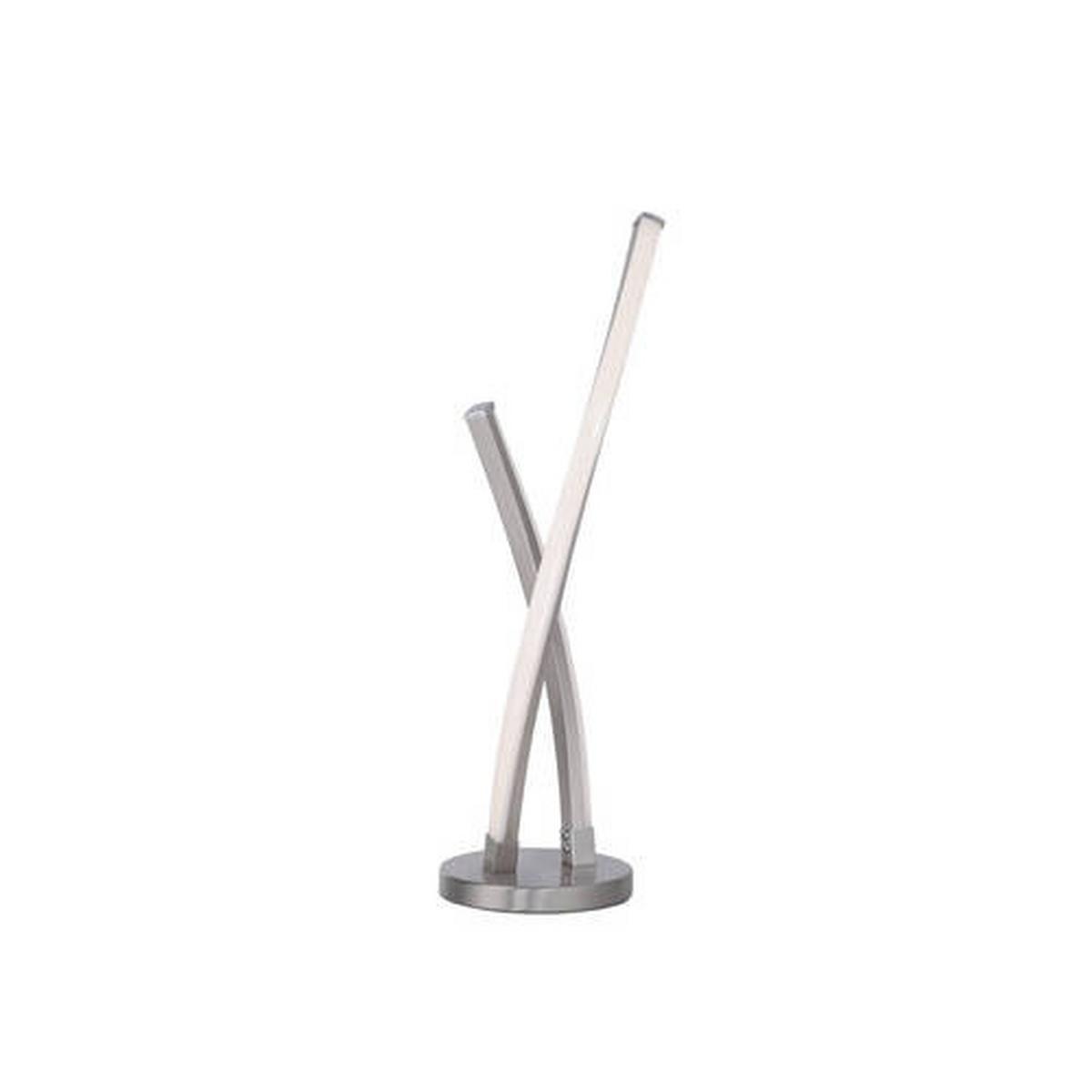 LED-Tischlampe Lolasmart-Swing dimmbar Silber Farbwechsler - Design, Kunststoff/Metall (13/48,5cm)