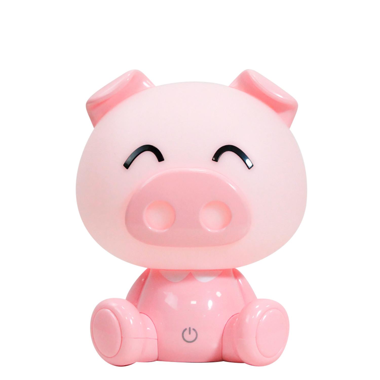 Kindertischleuchte 074/lr - Pink, Basics, Kunststoff (15/15/19cm)