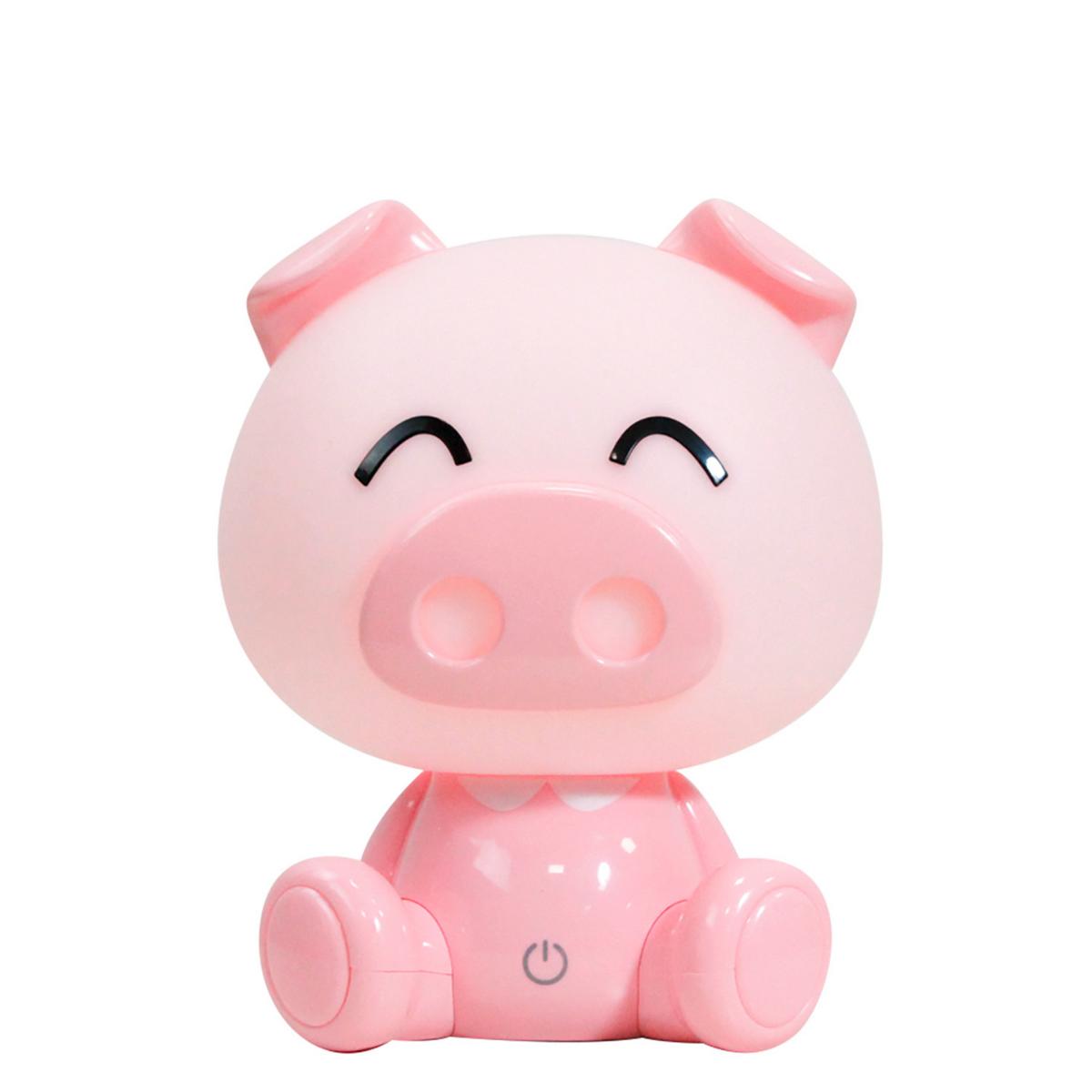 Kindertischleuchte 074/lr - Pink, Basics, Kunststoff (15/15/19cm)