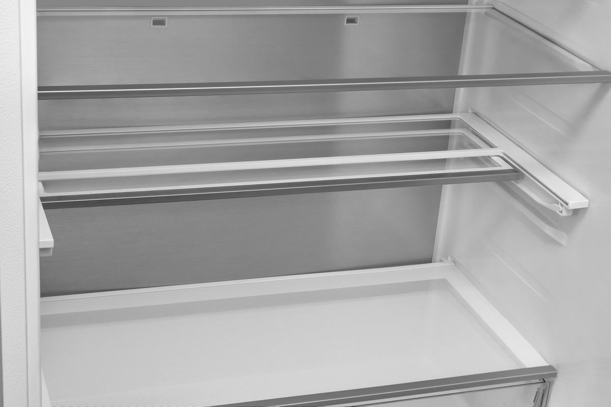 Kühl-Gefrier-Kombination Mdre554fgd01 - Weiß, Basics, Glas/Metall (69/194/55cm) - Midea