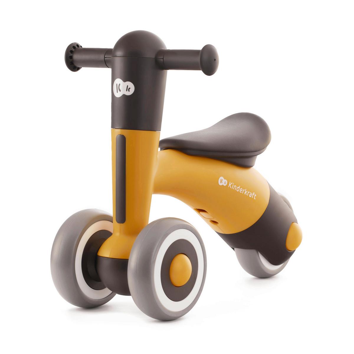 Laufrad Minibi Gelb,  L/b/h: 50x25,5x39cm - Gelb/Schwarz, Basics, Kunststoff (50/25.5/39cm) - Kinderkraft