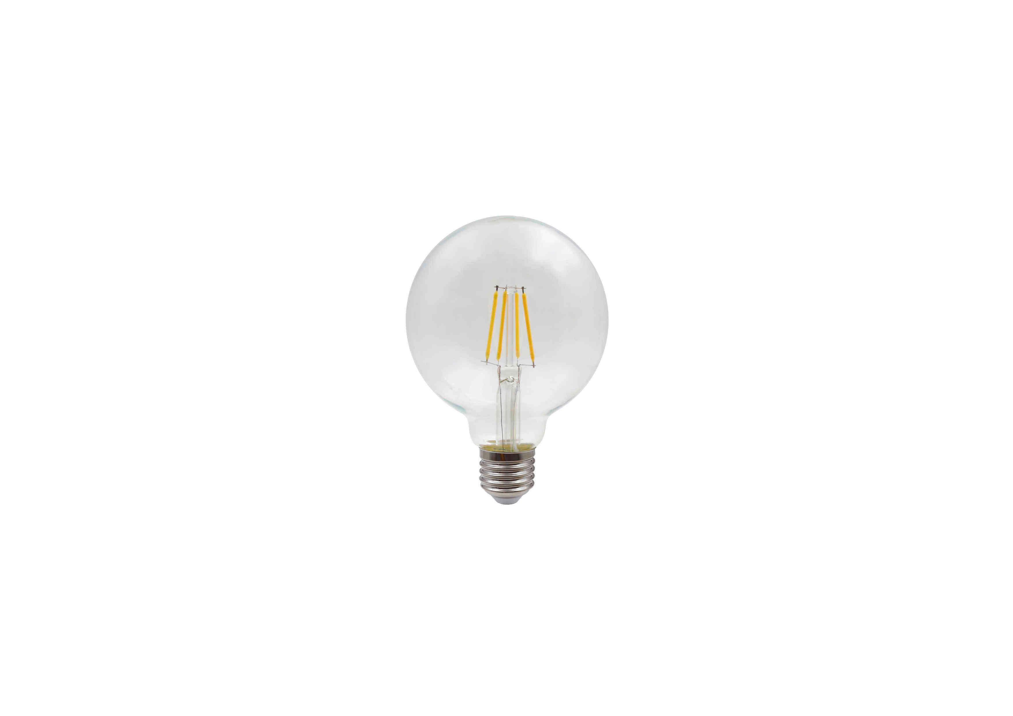 LED ŽIAROVKA 11526DC - číra, sklo (9,5/14cm) - Globo