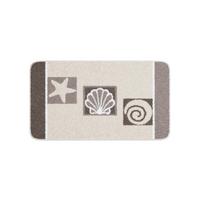 Badematte Ayla - Taupe, Basics, Textil (65/115cm) - Grund