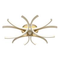 LED-DECKENLEUCHTE CYRUS - Champagner, Basics, Kunststoff/Metall (60/8,5cm) - Luca Bessoni