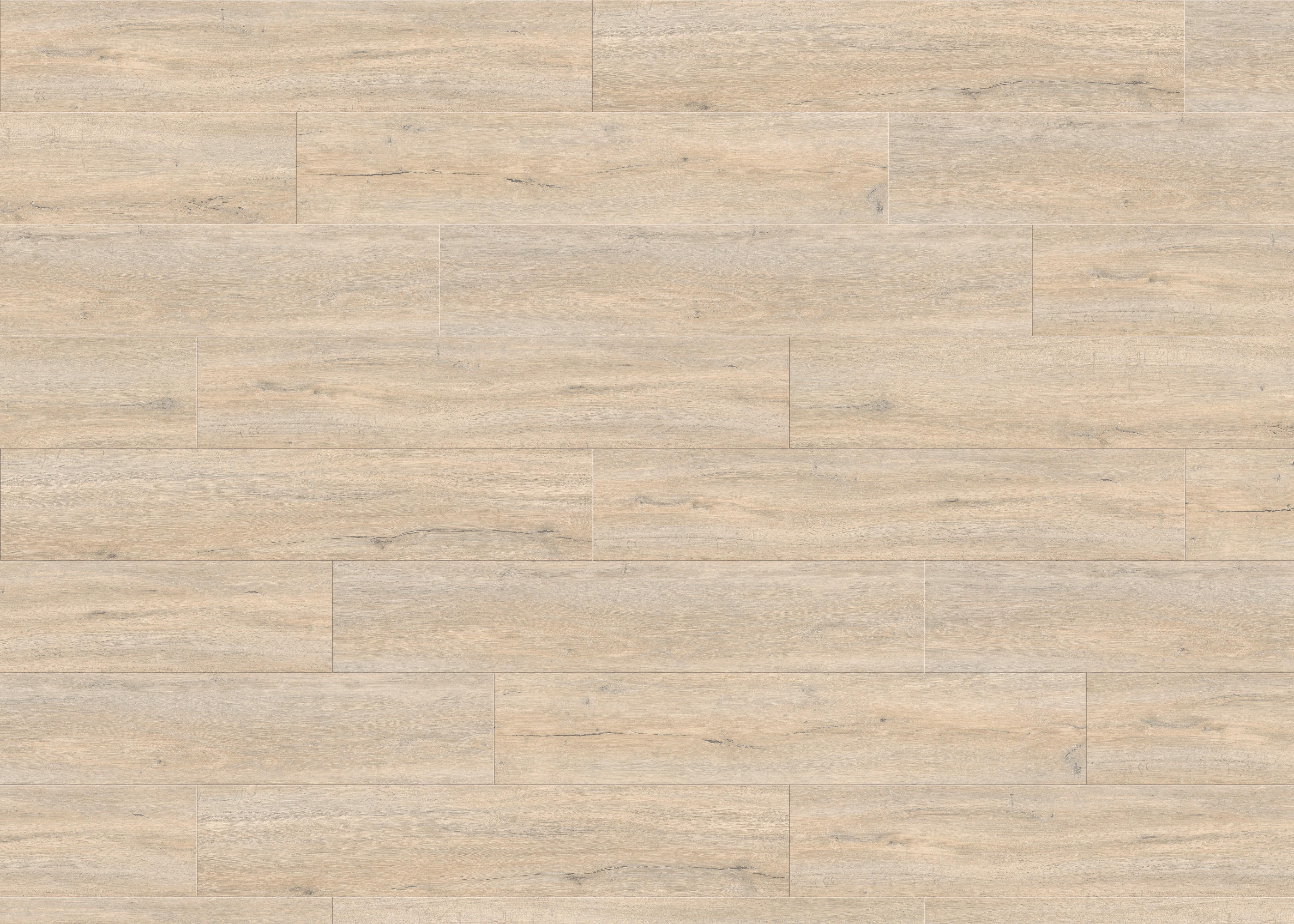 Vinylboden Eiche Sandfarben Landhausdiele Klick-Vinyl - Sandfarben, Design, Holzwerkstoff (128.2/23.5/0.65cm) - Living by HARO