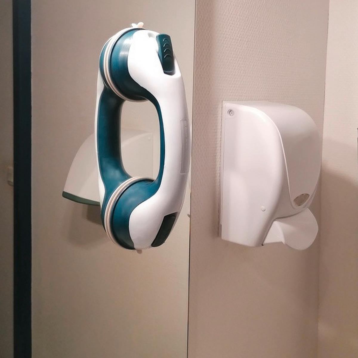 Wannengriff Sicherheitshandgriff - Dunkelgrau/Weiß, Basics, Kunststoff (29cm)