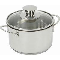Berndorf Kochtopf 0,8  Liter Edelstahl - Edelstahlfarben, KONVENTIONELL, Glas/Metall (14/9cm) - Berndorf