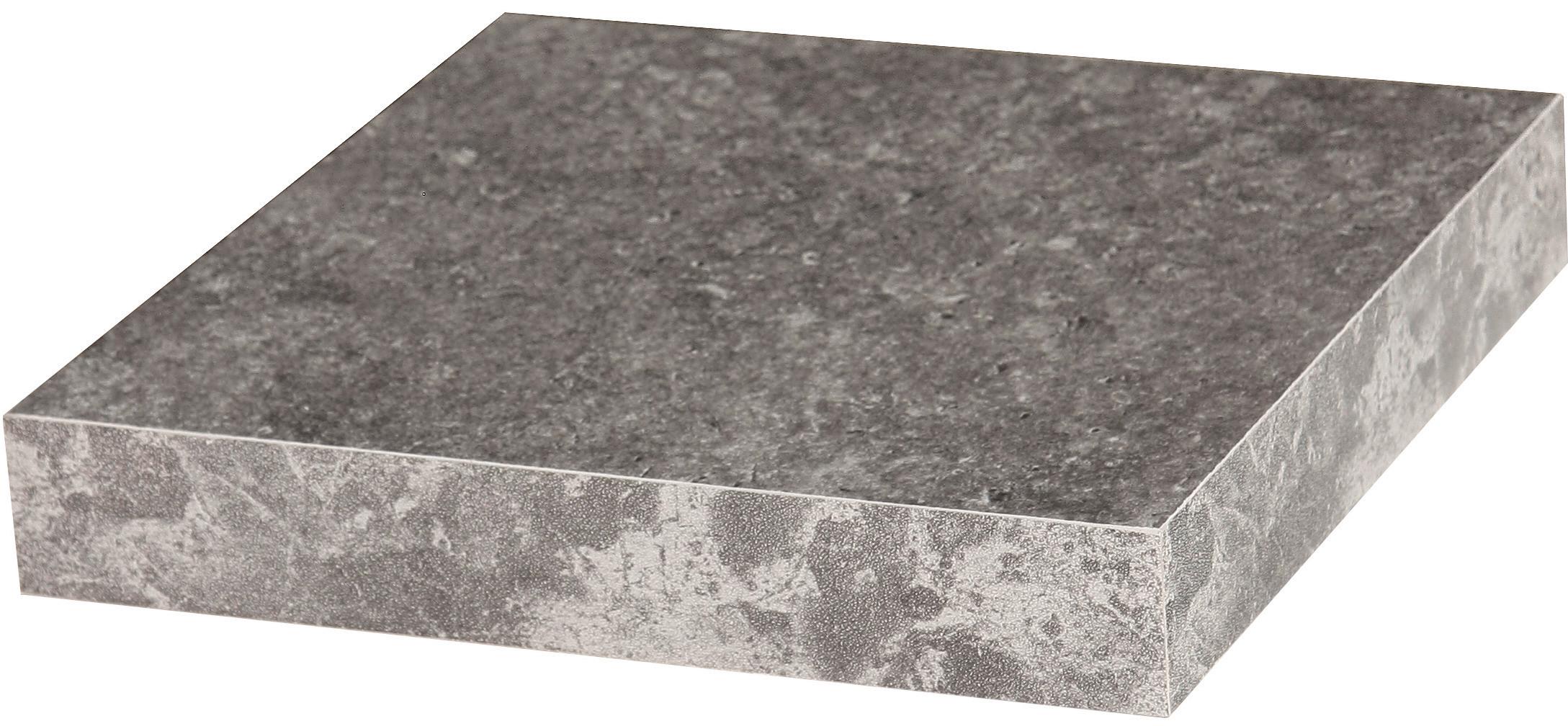 Wandboard Simple B: 23,5 cm Betonoptik - Grau, MODERN, Holzwerkstoff (23,5/3,8/23,5cm)