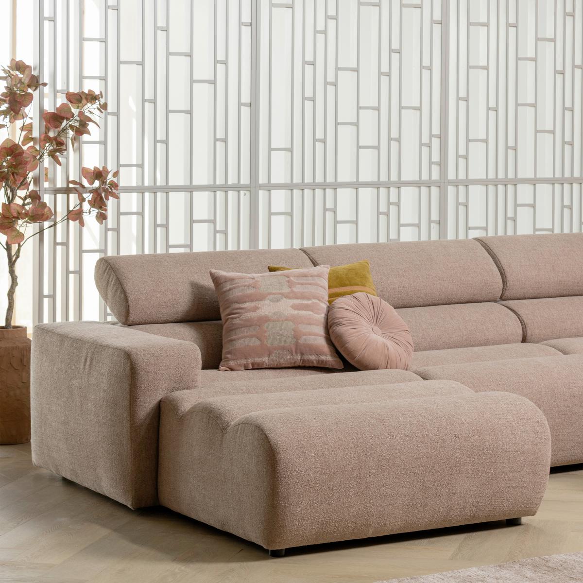ECKSOFA Novi Taupe S: 173x300cm - Taupe/Schwarz, Design, Textil (173/300cm) - Livetastic