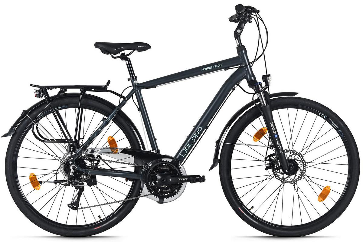 Trekkingrad Herren 28 Zoll - Anthrazit, Basics, Metall (25cm)