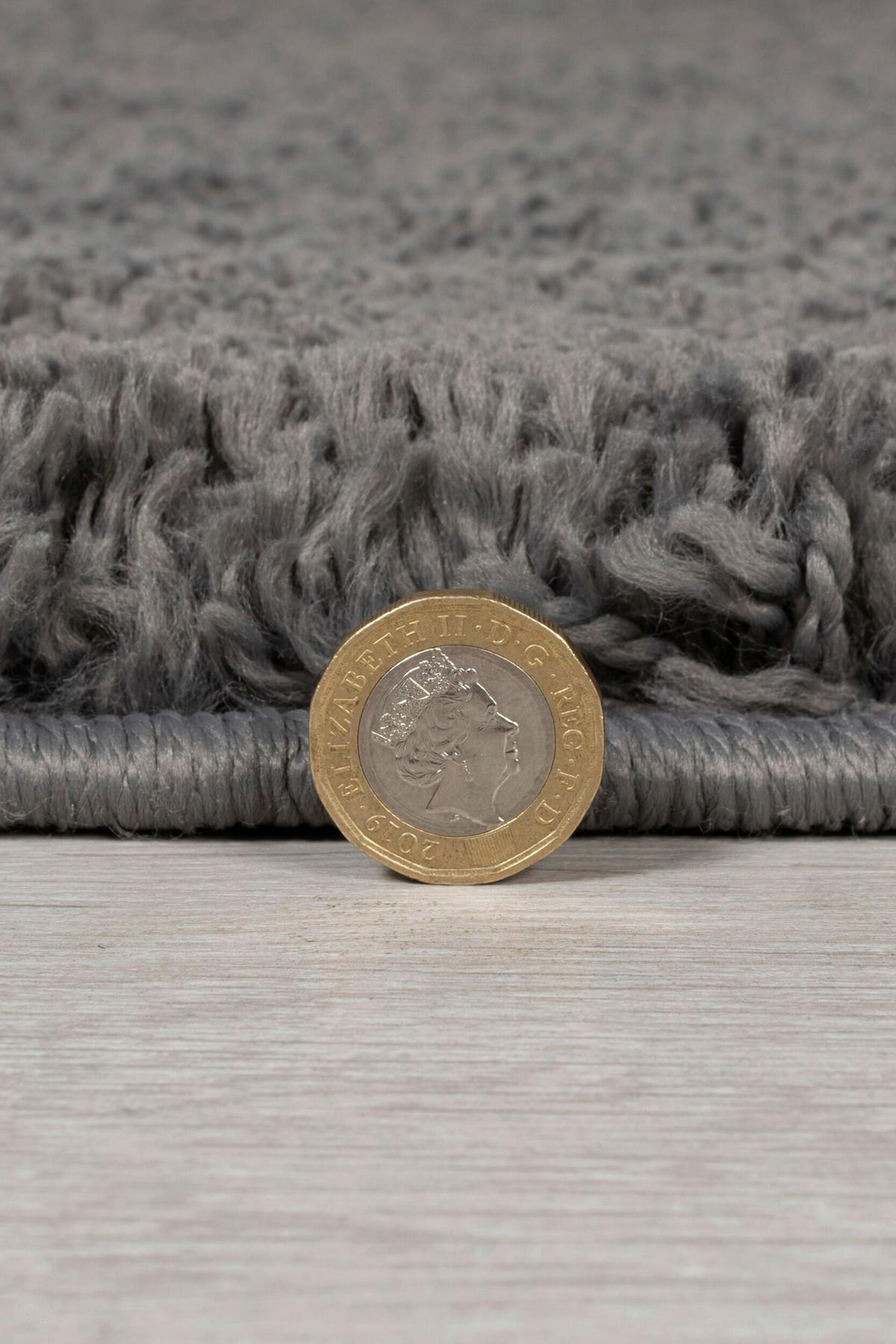 Shaggy Feather Soft Dunkelgrau 80x150 - Dunkelgrau/Grau, Basics, Textil (80/150cm)
