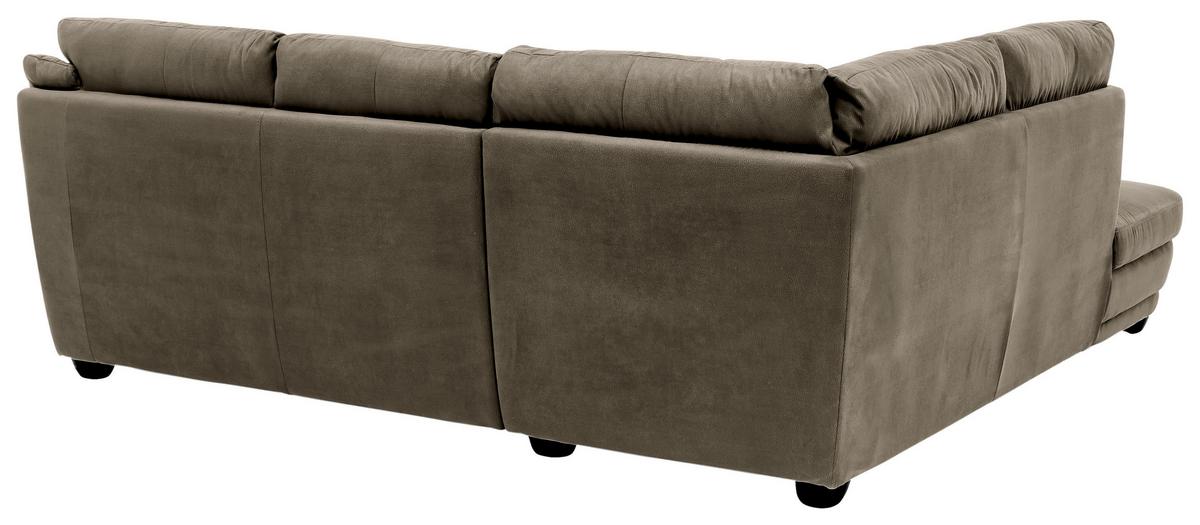 Ecksofa Nebolo Grau S. 225x245cm - Grau, Design, Textil (225/245cm) - Livetastic