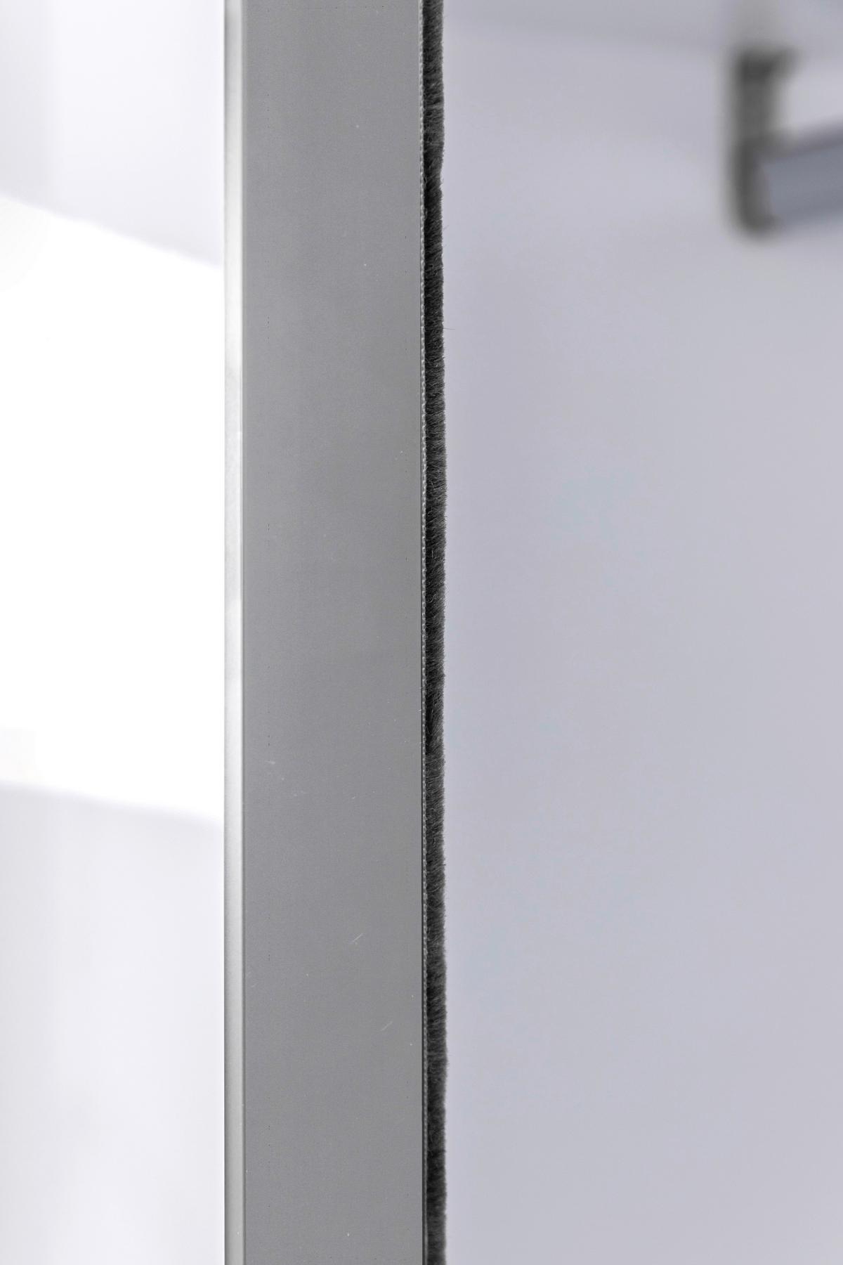 SCHIEBETÜRENSCHRANK Viva Weiß Hochglanz B: 150cm - Weiß Hochglanz/Weiß, MODERN, Holzwerkstoff (150/210/62cm) - P & B