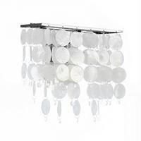 Wandleuchte Chromfarben Perlmutt L: 30 cm - Chromfarben/Perlmutt, Basics, Metall (30/30/20cm)