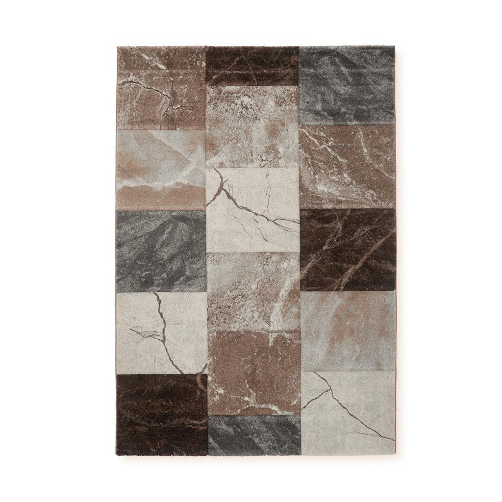 Webteppich Braun/grau/beige Nero 160x230 Cm