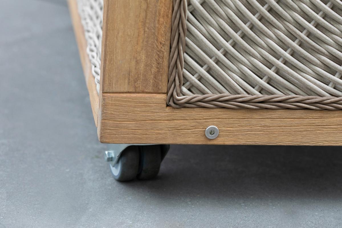 Doppellenkrollen Möbel Kunststoff, Schwarz 4--Teilig. - Anthrazit, Basics, Kunststoff/Metall - Gardenson