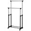 Posuvný Stojan Na Odev Naomi 4 - čierna/chrómová, Moderný, kov/plast (84/94-168/44cm) Posuvný Stojan Na Odev Naomi 4 - čierna/chrómová, Moderný, kov/plast (84/94-168/44cm)