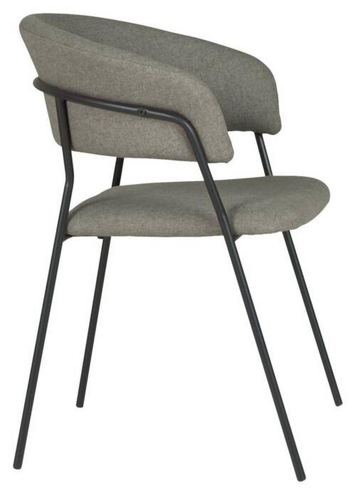 Židle s područkami Alice, zelená - černá/zelená, Moderní, kov/dřevo (53/80/59cm) - Mömax