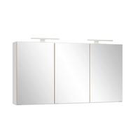 SPIEGELSCHRANK Verona Weiß B: 120cm - Weiß, Trend, Glas/Holzwerkstoff (120/64/20cm) - Held