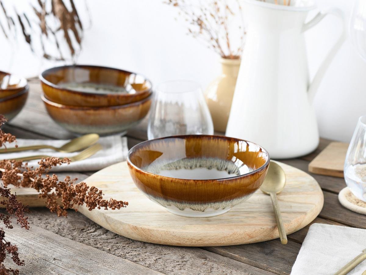 Schüsselset Cascade Steinzeug 6-Teilig - Design, Keramik - Creatable