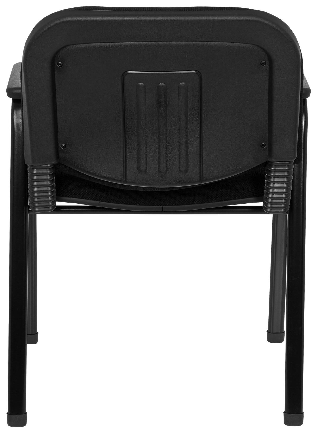 Besucherstuhl Xt 650 Schwarz Bis 120 Kg - Schwarz, Basics, Kunststoff/Textil (55/84/42cm) - MID.YOU